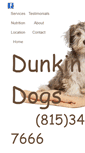 Mobile Screenshot of dunkindogsgrooming.com
